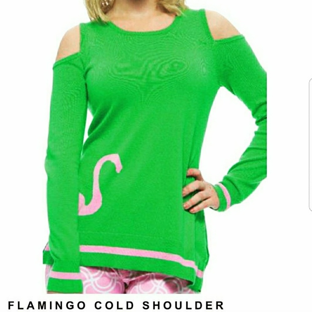MacBeth Collection Cold Shoulder Flamingo NEW